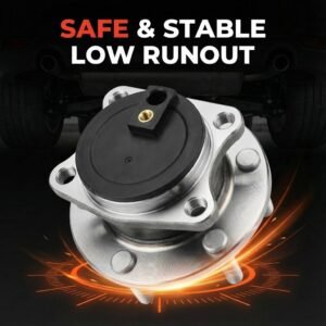 HJDP 5-Lug Wheel Hub Unit OE L206-26-15XB Replacement for Mazda CX-7 ER MPV LY Rear Wheel Hub Bearing Assembly with ABS